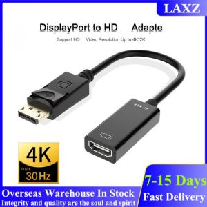 DisplayPort to HDMI-Compatible Adapter 4K Male To Female DP To HDMI-Compatible Cable Converter Adaptor For Projector Laptop