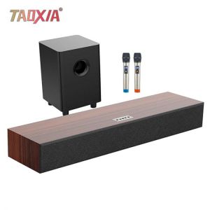 5.1 Echo Wall Sound Wood High Power Subwoofer Home Living Room K song System Set KTV Cinema Three in One 3D Stereo Surround