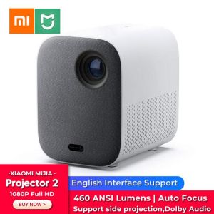 Original Xiaomi Mijia Projector  2 Youth Edition 1080P FHD Mini Projector 460ANSI Lumens for Home Theater Halloween Projector