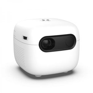 Smallest Cube smart fast charging mini portable travel camp DLP LED HD Android ultra short throw video beam projector