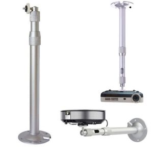 Universal 20-40cm Projector Ceiling Wall Mount Aluminium Bracket 15KG Capacity  360 Degree Adjustable Projector Ceiling Mount