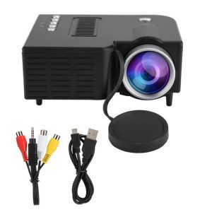 1920X1080 Full HD Mini Portable Projector Support MKV / AVI / MOV / MP4 / TS / ASF / FLV / PMP 320X180