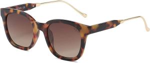 SOJOS Classic Square Polarized Sunglasses for Women UV400 Sun Glasses SJ2050