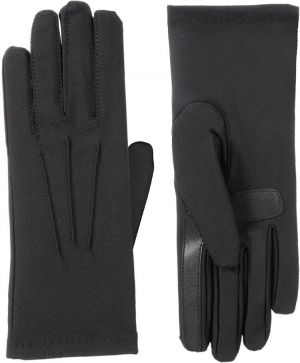 isotoner Women’s Spandex Cold Weather Stretch Gloves with Warm Fleece Lining