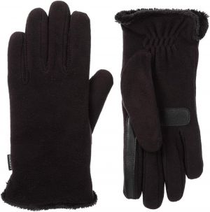 isotoner Women's Stretch Fleece Gloves with Microluxe and Smart Touch Technology