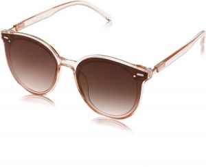 SOJOS Classic Round Sunglasses for Women Men Retro Vintage Large Plastic Frame BLOSSOM SJ2067