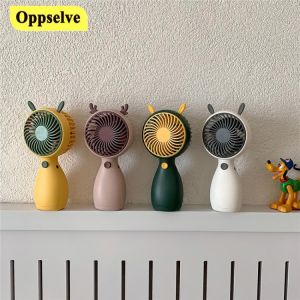 Portable Handheld Fan Fashion Pocket Cooler Cute Rechargeable Small Fans Quiet Design Summer Outdoor Traveling Office Hand Fans