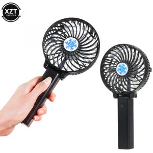 Portable Mini USB Fan 18650 Battery USB Hand Held Fan Rechargeable Foldable Air Cooler Mini Ventilateur Cooler Cooling Mini Fan