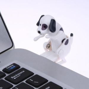 Portable Mini Cute USB 2.0 Funny Humping Spot Dog Rascal Dog Toy Relieve Pressure for Office Worker Best gift For Festiva giftl