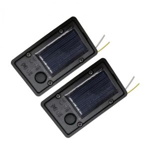 2pcs Replacement Battery Boxes Waterproof On/Off Switch Solar Lamp Battery Box For Outdoor Garden Lawn Square Solar LED Light