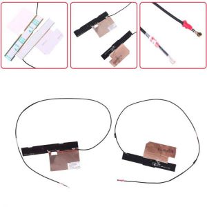 2PCS/Set Wireless IPEX MHF4 Antenna WiFi Cable Dual Band Laptop Tablet for M.2