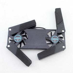 Mini Convenient Computer Radiator Thin USB Laptop Cooling Pad Laptop Cooler Stand With 2.2cm Usb Cooling Fan