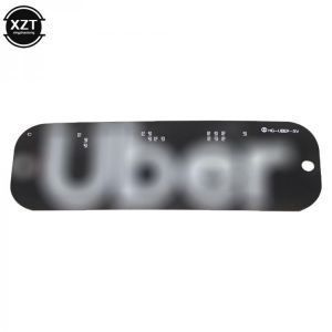 USB LED Indicator Light Panel Sign Warning Light Car Interior For Taxi Driver Taxi Light USB With Switch Suction Beacon Signal C