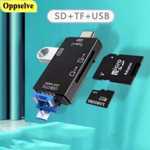 OTG Micro SD Card Reader for Macbook Multi in One Flash Memory Cardreader Adapter USB TF Micro 2.0 Type C Flash Drive Cardreader