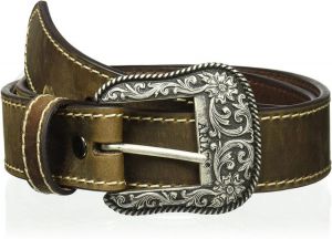 ARIAT Women's Basic Stitch Edged Belt