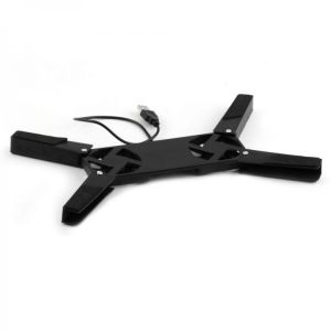 Foldable Twin Fans Cooler Cooling Pad Folding Cooler Computer Cooling Pad USB Fan Cooler Cooler LED Mini Octopus PC Portable