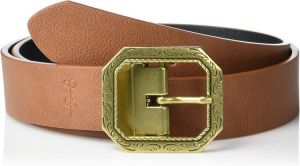 Jessica Simpson Women's Reversible Embossed Buckle Belt