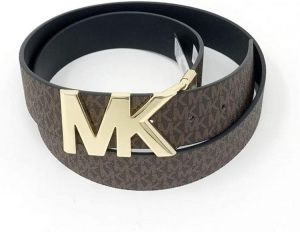 Michael Kors Women's Twist Reversible Belt Brown Black X-Large