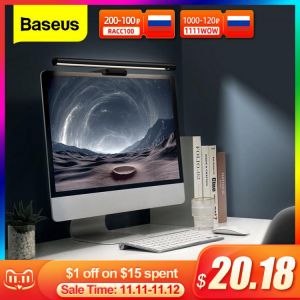 Baseus Computer Screen Light LED Bar Desk Lamp PC Monitor Bar Hanging Table Lamp Office Reading Stepless Dimming USB Night Light