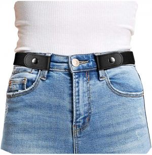 Buckle Free Comfortable Elastic Belt for Women or Men, Buckle-less No Bulge No Hassle Invisible Belts by WHIPPY