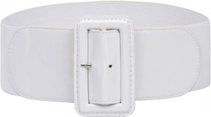 Hanna Nikole Womens Wide Buckle Stretchy Belt Vintage Elastic Dress Belts S-XXXXL