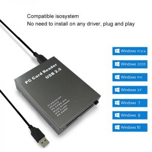 HOT PCMCIA Card Reader Support 20MB-20G Large Capacity Memory Card Reading ATA Card Reader PC Card Reader USB Port 2020