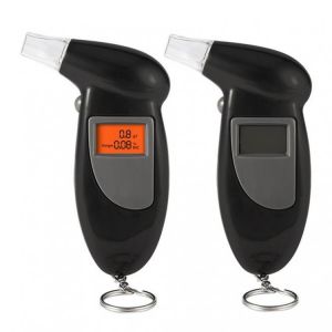 Professional Alcohol Breath Tester Breathalyzer Analyzer Detector Test Keychain Breathalizer Breathalyser Device LCD Screen