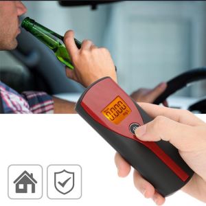 LCD Display Professional Digital Alcohol Tester Breathalyzer Analyzer Detector Test Alkomat Breathaly Device LCD Screen Test