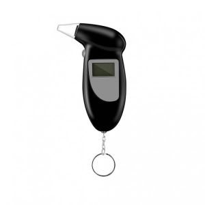 New Arrival Alcohol Breath Tester Breathalyzer Analyzer Detector Test Keychain Breathalizer Breathalyser DeviceLCD Screen