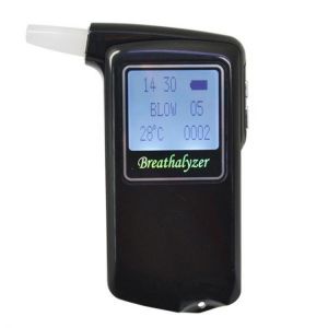 Newest high accuracy Prefessional  AT-868F for driving  Police Digital Fuel cell sensor breath alcohol tester Breathalyzer