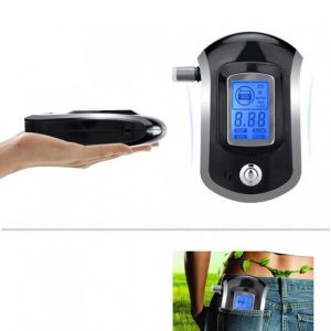 LCD Digital Breath Alcohol Tester Breathalyzer Analyzer with 5 pcs Mouthpieces Smart Alcohol Gas Analyzers