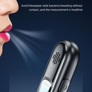 Portable Digital Breath Alcohol Tester Breathalyzer Analyzer Device LCD Screen Quick Response High Accuracy Detector