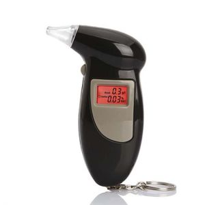 1PCS Handheld Backlight Digital Alcohol Tester Digital Alcohol Breath Tester Breathalyzer Analyzer LCD Detector Backlight Light