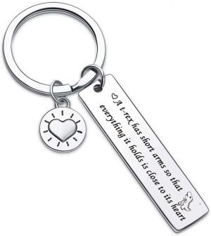 Dinosaur Lover Gift Best Friend Gift Inspirational Gift Daughter Gift Dinosaur Keyring