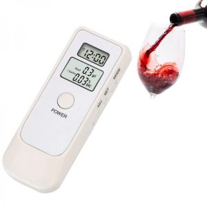 Alcohol Breath Tester Breathalyser Device Backlight LCD Screen Breathalyzer Alcohol Detector With LCD Clock Car Electronics
