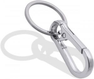 Metal Carabiner Clip Car Keyring Keychain Key Holder Organizer For Men And Women With Gift Box