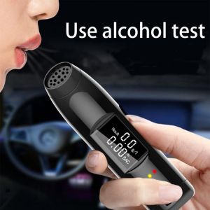 Mini Portable Non-Contact Alcohol Breath Tester with Digital Display Screen USB Rechargeable Breathalyzer Analyzer High Accuracy