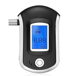 Police Alcohol Tester Breathalyzer Digital Police Professional  Portable Alcohol Testing AT6000 LCD Dispaly