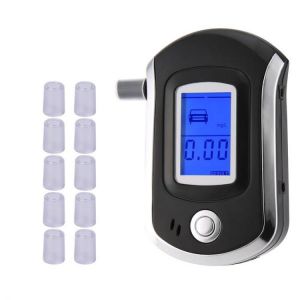 Professional Digital Breathalyzer Alcohol Tester 11Pcs Mouthpieces Breath Analyzer with Large Digital LCD Display Drop Shipping