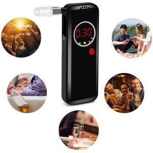Car Professional Alcohol Tester Personal Use Alcohol Accurate Measurement Fast Respond Breathalyzer Detector with Digital LCD