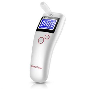 LAMJAD  Mini Digital LCD Screen Breath Alkohol Alcohol Tester alcohol breathalyzer ACT618 Bafometro Alcoholimetro