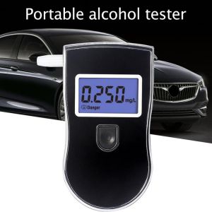 Digital Breath Alcohol Tester Detector Car Breathalyzer Wine Alcohol Test Tool Breathalyzer Tester Inhaler Alcoholmeters
