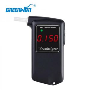 GREENWON digital LCD breath alcohol tester pipe breathalyzer car accessories alcohol meter