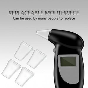 Alcohol Breath Tester Breathalyzer Analyzer Detector Test Keychain Breathalizer Breathalyser Device With LCD Screen