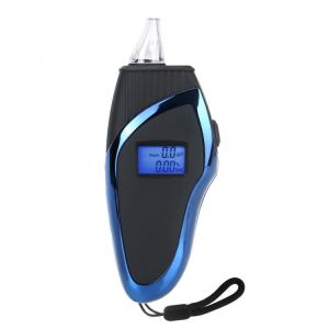 LEEPEE Digital Alcohol Tester LCD Detector Handheld Breathalyzer Analyzer With Lanyard Alcohol Breath Tester