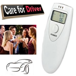 New Alcohol Tester Mini LCD Digital Display Alcohol Breath Analyzer Breathalyzer Test Testing PFT-641 Professional easy use
