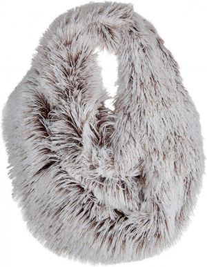 Faux Fun Fur Chic Infinity Loop Circle Thick Scarf for Women, Perfect for Chilly Weather | SPUNKYsoul Collection