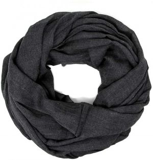 Me Plus Women Cotton Solid Soft Light Weight Loop Circle Neck Wrap Infinity Scarf