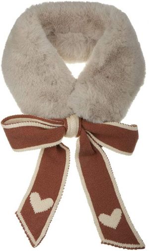 Allegra K Faux Fur Winter Collar Scarf Thick Plush Neck Scarves Wrap Warmer Shawl for Women Lady