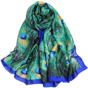 Acotavie Women's Scarf Fashion Pattern Long Lightweight Sunscreen Shawls Scarves